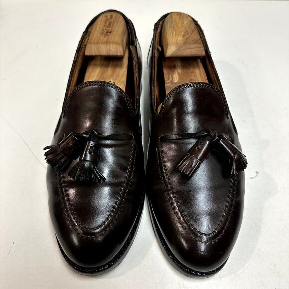 Alden Restoration x Brooks Brothers 772 Color 8 Shell Cordovan Tassel Loafer 8 D - Picture 3 of 12